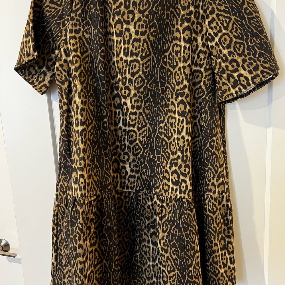 Leopard Print Mini Dress